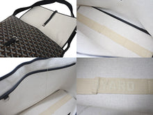 画像をギャラリービューアに読み込む, 新品同様 GOYARD ゴヤール カペシアンMM メッセンジャーショルダーバッグ PVC レザー ブラック ブラウン 中古 4c069794