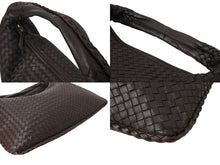 Load image into Gallery viewer, 極美品 BOTTEGA VENETA ボッテガヴェネタ ホーボー イントレチャート ワンショルダーバッグ 115654 V0013 2040 ブラウン 中古 4c069883