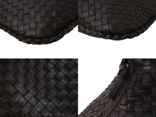 Load image into Gallery viewer, 極美品 BOTTEGAVENETA ボッテガヴェネタ ワンショルダーバッグ イントレチャート 115653 V0013 2040 レザー ダークブラウン 中古 4c069885