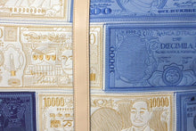 画像をギャラリービューアに読み込む, 新品未使用 CASANOVA カサノバ FUKUZAWA50 福沢50 キーポル ボストンバッグ オリジナル ブルー レザー シルバー金具 中古 4c070030