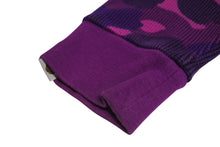 画像をギャラリービューアに読み込む, 極美品 BAPE エイプ ロンT サーマル 長袖トレーナー プリント パープル コットン 迷彩 サイズL 中古 4c070108