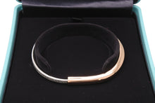 画像をギャラリービューアに読み込む, 極美品 TIFFANY&amp;Co. ティファニー ロック バングル 内径27cm K18YG K18WG パヴェダイヤモンド 1.51ct Au750刻印 中古 4c070265