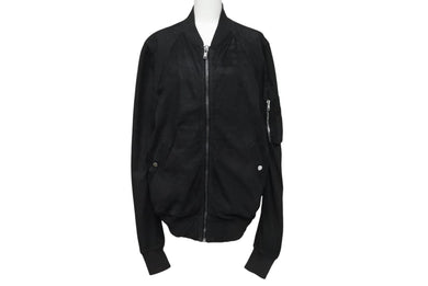 RICK OWENS リックオウエンス 16AW ボンバージャケット RU16F6775 レザー ブラック サイズ40 美品 中古 4c070275