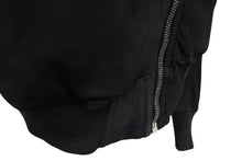 画像をギャラリービューアに読み込む, RICK OWENS リックオウエンス 16AW ボンバージャケット RU16F6775 レザー ブラック サイズ40 美品 中古 4c070275