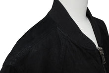 画像をギャラリービューアに読み込む, RICK OWENS リックオウエンス 16AW ボンバージャケット RU16F6775 レザー ブラック サイズ40 美品 中古 4c070275