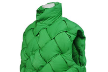 Load image into Gallery viewer, BOTTEGA VENETA ボッテガヴェネタ イントレチャート パテッドナイロンダウンベスト 664055 サイズXS グリーン 美品 中古 4c070284