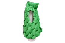 Load image into Gallery viewer, BOTTEGA VENETA ボッテガヴェネタ イントレチャート パテッドナイロンダウンベスト 664055 サイズXS グリーン 美品 中古 4c070284