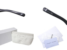 画像をギャラリービューアに読み込む, GENTLE MONSTER x MAISON MARGIELA ジェントルモンスター メゾンマルジェラ MM004 アセテート ブラック 美品 中古 4c070311