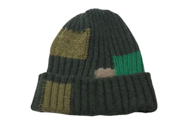 新品未使用 KAPITAL キャピタル ビーニー ニット帽 ツギハギ ニット 帽子 カーキ グリーン EK1510XH 4c070337