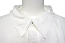 画像をギャラリービューアに読み込む, KAPITAL キャピタル 開襟シャツ ワイシャツ ホワイト コットン リネン サイズ5 EK-1120 美品 中古 4c070341