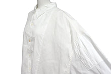 画像をギャラリービューアに読み込む, KAPITAL キャピタル 開襟シャツ ワイシャツ ホワイト コットン リネン サイズ5 EK-1120 美品 中古 4c070341