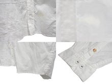 画像をギャラリービューアに読み込む, KAPITAL キャピタル 開襟シャツ ワイシャツ ホワイト コットン リネン サイズ5 EK-1120 美品 中古 4c070341