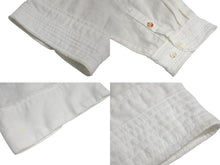 画像をギャラリービューアに読み込む, KAPITAL キャピタル 開襟シャツ ワイシャツ ホワイト コットン リネン サイズ5 EK-1120 美品 中古 4c070341