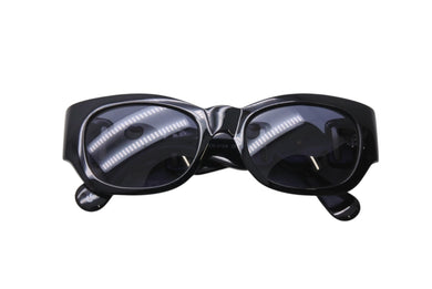 GIANNI VERSACE ジャンニヴェルサーチ メデューサ サングラス メガネ 413/A イタリア製 ブラック ゴールド金具 美品 中古 4c070419