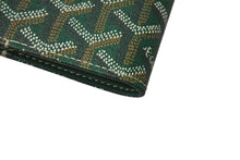 画像をギャラリービューアに読み込む, 新品未使用 GOYARD ゴヤール カスティリオーネ カバー 手帳カバー CASTIGMMLTY09CL09X マーカージュ グリーン PVC レザー 中古 4c070493