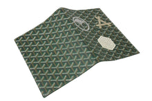 画像をギャラリービューアに読み込む, 新品未使用 GOYARD ゴヤール カスティリオーネ カバー 手帳カバー CASTIGMMLTY09CL09X マーカージュ グリーン PVC レザー 中古 4c070493