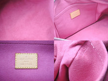 画像をギャラリービューアに読み込む, 極美品 LOUIS VUITTON ルイヴィトン ネオスピーディ ハンドバッグ M95214 モノグラムデニム ゴールド金具 ピンク 中古 4c070526