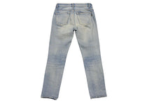 画像をギャラリービューアに読み込む, SAINT LAURENT サンローラン デニム コットン ブルー レザータグ 589797 サイズ25 中古 美品 4c070768