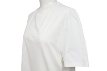 画像をギャラリービューアに読み込む, 美品 PRADA プラダ 半袖Tシャツ UJN712 サイズS トライアングルロゴ ホワイト ロゴ刺繍 コットン 中古 4c070782