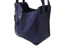 画像をギャラリービューアに読み込む, 極美品 LOEWE ロエベ ハンモックバッグ スモール ハンドバッグ 10894442 ブラウン ソフトグレインカーフ シルバー金具 中古 4c070903