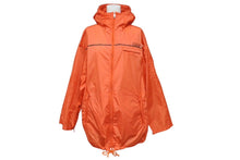 画像をギャラリービューアに読み込む, PRADA プラダ ナイロンジャケット 291427 サイズS ロゴプリント オレンジ ナイロン ジップアップ 美品 中古 4c070997