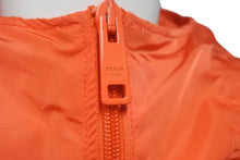 画像をギャラリービューアに読み込む, PRADA プラダ ナイロンジャケット 291427 サイズS ロゴプリント オレンジ ナイロン ジップアップ 美品 中古 4c070997