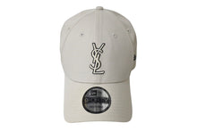 画像をギャラリービューアに読み込む, 新品未使用 SAINT LAURENT サンローラン NEW ERA ニューエラ コラボ キャップ 帽子 コットン グレー ブラック サイズONE 中古 4c071013