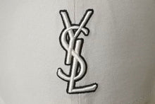 画像をギャラリービューアに読み込む, 新品未使用 SAINT LAURENT サンローラン NEW ERA ニューエラ コラボ キャップ 帽子 コットン グレー ブラック サイズONE 中古 4c071013