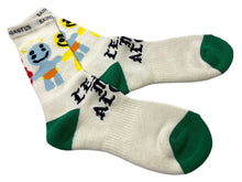 画像をギャラリービューアに読み込む, 新品未使用 SAINT MICHAEL セントマイケル 靴下 ソックス ロゴ刺繍 マルチカラー コットン サイズM SM-YS1-0000-C12 中古 4c071148