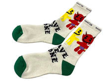 画像をギャラリービューアに読み込む, 新品未使用 SAINT MICHAEL セントマイケル 靴下 ソックス ロゴ刺繍 マルチカラー コットン サイズM SM-YS1-0000-C12 中古 4c071148