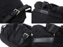 画像をギャラリービューアに読み込む, PRADA プラダ リュック デイパック トライアングルロゴ B2811 ナイロン シルバー金具 カーキ 美品 中古 4c071599