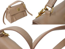 画像をギャラリービューアに読み込む, SAINT LAURENT PARIS サンローランパリ ミューズトゥ ハンドバッグ ショルダーバッグ 313499 レザー ベージュ 美品 中古 4c071630