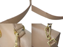 画像をギャラリービューアに読み込む, SAINT LAURENT PARIS サンローランパリ ミューズトゥ ハンドバッグ ショルダーバッグ 313499 レザー ベージュ 美品 中古 4c071630