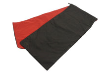 画像をギャラリービューアに読み込む, 極美品 PRADA プラダ マフラー ショール 刺繍ロゴ カーキ系 レッド ウール ナイロン ロゴパッチ イタリア製 中古 4c071724