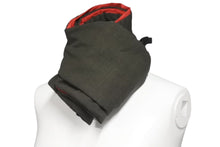 画像をギャラリービューアに読み込む, 極美品 PRADA プラダ マフラー ショール 刺繍ロゴ カーキ系 レッド ウール ナイロン ロゴパッチ イタリア製 中古 4c071724