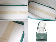 画像をギャラリービューアに読み込む, 新品同様 GOYARD ゴヤール カペシアンMM メッセンジャーショルダーバッグ PVC レザー グリーン 中古 4c071739