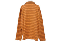 画像をギャラリービューアに読み込む, CHROME HEARTS クロムハーツ MATTY BOY マッティボーイ PPO Y NOT STRIPE POLO 長袖ポロシャツ サイズM ブラウン 美品 中古 4c071742