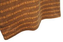 画像をギャラリービューアに読み込む, CHROME HEARTS クロムハーツ MATTY BOY マッティボーイ PPO Y NOT STRIPE POLO 長袖ポロシャツ サイズM ブラウン 美品 中古 4c071742