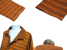 画像をギャラリービューアに読み込む, CHROME HEARTS クロムハーツ MATTY BOY マッティボーイ PPO Y NOT STRIPE POLO 長袖ポロシャツ サイズM ブラウン 美品 中古 4c071742