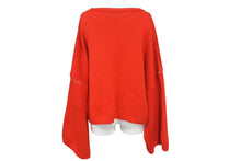 画像をギャラリービューアに読み込む, RAF SIMONS ラフシモンズ Virgin Wool Oversized RS Sweater オーバーサイズ セーター レッド XS 美品 中古 4c071743