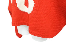 画像をギャラリービューアに読み込む, RAF SIMONS ラフシモンズ Virgin Wool Oversized RS Sweater オーバーサイズ セーター レッド XS 美品 中古 4c071743