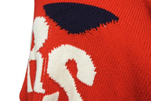 画像をギャラリービューアに読み込む, RAF SIMONS ラフシモンズ Virgin Wool Oversized RS Sweater オーバーサイズ セーター レッド XS 美品 中古 4c071743