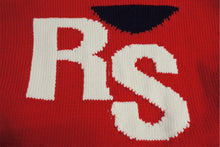 画像をギャラリービューアに読み込む, RAF SIMONS ラフシモンズ Virgin Wool Oversized RS Sweater オーバーサイズ セーター レッド XS 美品 中古 4c071743