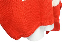 画像をギャラリービューアに読み込む, RAF SIMONS ラフシモンズ Virgin Wool Oversized RS Sweater オーバーサイズ セーター レッド XS 美品 中古 4c071743