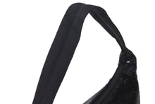 画像をギャラリービューアに読み込む, 極美品 PRADA プラダ ホーボー ハンドバッグ 1NE515 スパンコール ロゴ ブラック ホワイト シルバー金具 中古 4c071784