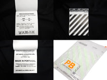 画像をギャラリービューアに読み込む, 新品未使用品 OFF-WHITE オフホワイト エアポートテープ TEE 半袖Tシャツ ブラック サイズXS OMAA027S201850 中古 4c071926