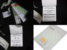 画像をギャラリービューアに読み込む, 新品未使用品 OFF-WHITE オフホワイト エアポートテープ スウェットパンツ ブラック ホワイト サイズM OMCI006S20E300031088 中古 4c071927