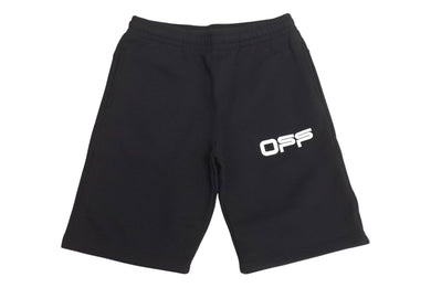 新品未使用品 OFF-WHITE オフホワイト エアポートテープ スウェットパンツ ブラック ホワイト サイズM OMCI006S20E300031088 中古 4c071927