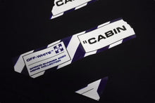 画像をギャラリービューアに読み込む, 新品未使用品 OFF-WHITE オフホワイト エアポートテープ スウェットパンツ ブラック ホワイト サイズM OMCI006S20E300031088 中古 4c071927