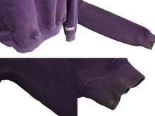 画像をギャラリービューアに読み込む, VETEMENTS ヴェトモン 17AW 刺繍スウェット パーカー プリント コットン パープル WF17TP9 良品 4c071935